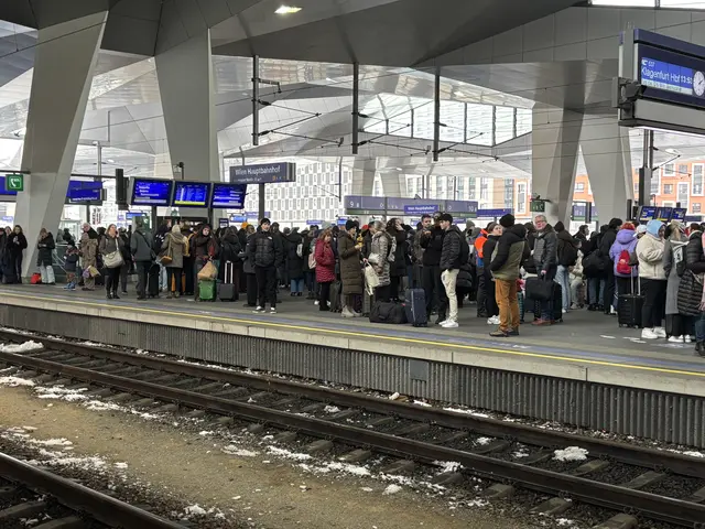 Volle Bahnsteige in Wien zeugen von einem echten Wetterchaos-Tag für Zugreisende. | Foto: z.V.g.