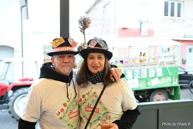 Dörnopoly - Dorferneuerungsverein: Thomas Perzl und Claudia Schindler  | Foto: Karl Baumgartner