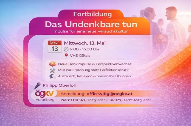 Das Undenkbare tun für Pflegekräfte in Vorarlberg  | Foto: Ögkv vorarlberg 