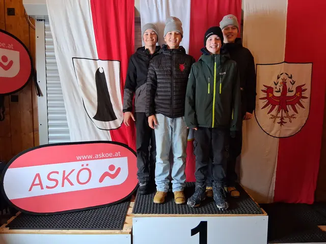 Start Nummer 7 EC Rummlerhof I; Stephan Haselsberger, Phillip Rieser,
Samuel Schaflechner und Simon Mitteregger