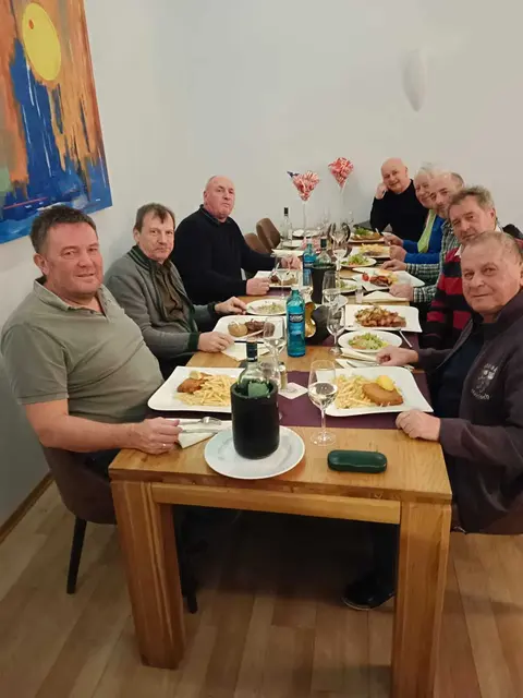 Abendessen im Hotel Frechener Hof bei den Freunden Nico und Frank | Foto: Stefan Willbacher