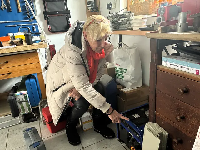 Als alles stillstand, lief bei Bettina Huber der Stromgenerator – er rettete Gefriergut und Alltag. | Foto: Anna Maria Kaufmann