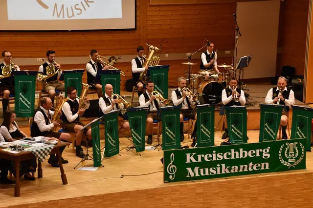 Seit 35 Jahren auf der Bühne, die „Kreischberg – Musikanten“ gaben am Samstag in der Kreischberghalle ihr Frühlingskonzert. | Foto: Anita Galler