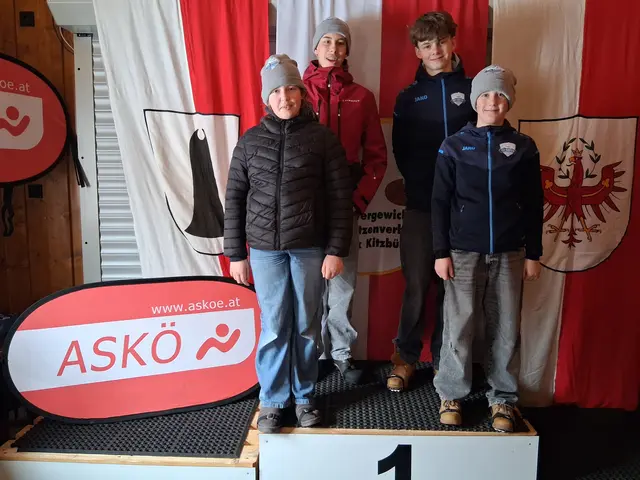 Start Nr. 6 ESV Gasteig II  hinten; Nicolai Bielfeld, Mateo Hanser, vorne Elisa Wurzrainer und 
Lukas Fankhauser