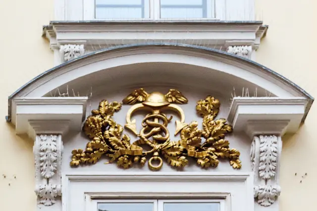 Detail dieser Fassade