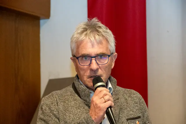 Bürgermeister Konrad Walk konnte bei der Jahreshauptversammlung begrüßt werden. | Foto: Thomas Mair jun.