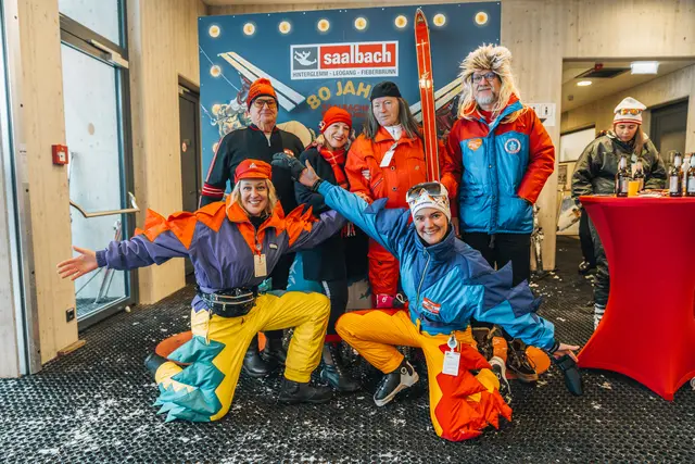 Im Retro-Outfit wurde das Jubiläum gefeiert. | Foto: Markus Landauer