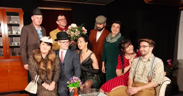 Der Cast des Stücks »Der wahre Jakob«. | Foto: Karl Moßbauer