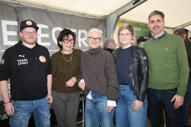 Christian Wachtler aus dem Team Sautanz Partie, Obfrau Roswitha Knebelreiter MOKI Burgenland, Doris Zoder-Spalek MOKI Burgenland und Geschäftsführer Christian Lidy | Foto: Eduard Wimmer
