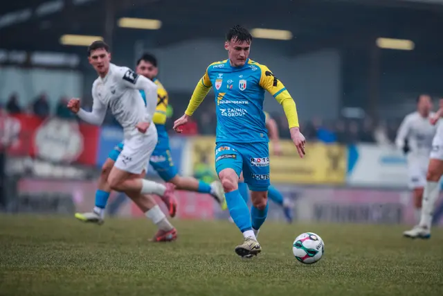 In Amstetten trotzt der FC Hogo Herta den widrigen Wetterbedingungen und schafft den Ausgleich gegen die Hausherren. | Foto: GEPA Pictures / Manuel Binder