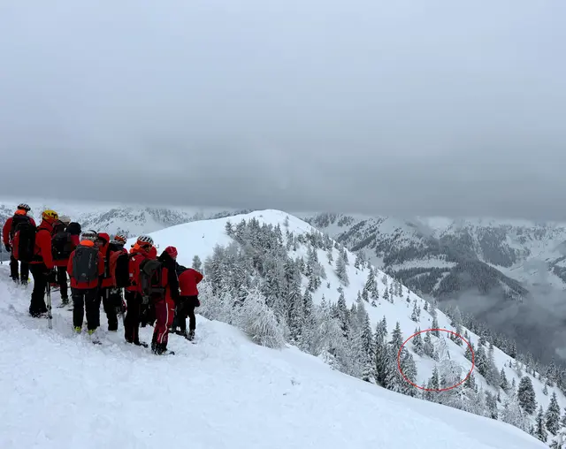 Hier kam es zum Schneebrett.  | Foto: ZOOM.Tirol