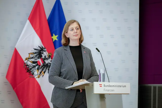 Finanzstaatssekretärin Barbara Eibinger-Miedl (ÖVP) | Foto: Sade Jerabek/MeinBezirk