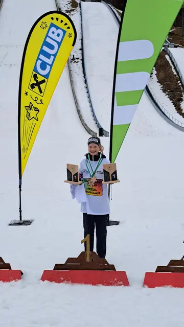 Lina Schmuck gewinnt zweimal Gold und beide LC Gesamtwertungen in der Klasse Mädchen II. | Foto: SC Erzbergland