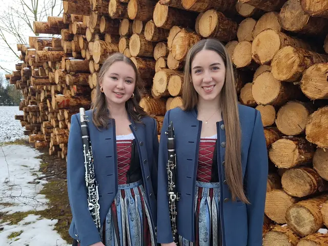 Teresa Kobler und Laura Reisegger vom MV Weilbach | Foto: MV Weilbach
