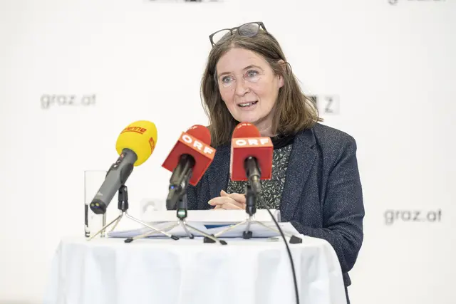 Amtierende und künftige Bürgermeisterin Elke Kahr – aber wie lange wird sie das nach der Wahl bleiben? | Foto: Stadt Graz/Foto Fischer