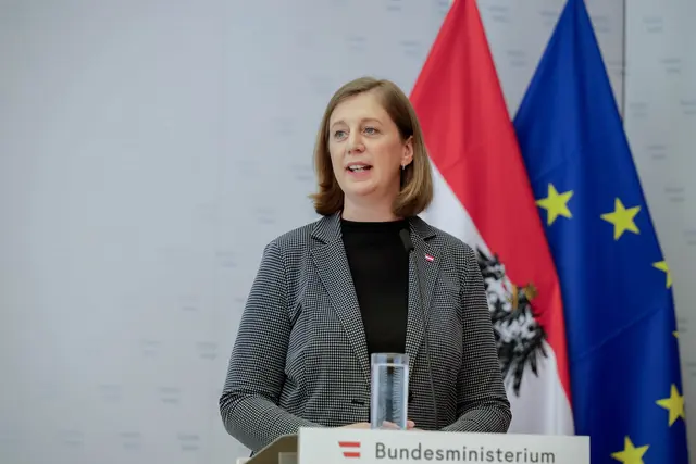 Finanzstaatssekretärin Barbara Eibinger-Miedl (ÖVP) | Foto: Sade Jerabek/MeinBezirk