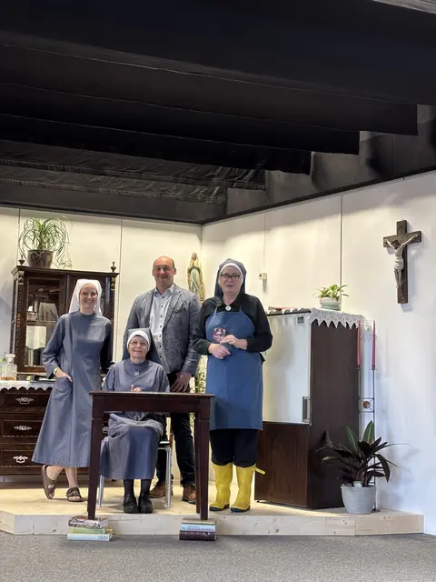 Die Schildorner sind mitten in den Probearbeiten. | Foto: Theatergruppe Schildorn