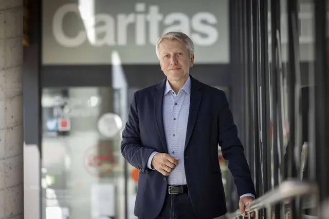 Caritas-Vizedirektor Thomas Ferk: "Wir werden weiter helfen, bei uns wie in den Kriegsgebieten." | Foto: Caritas/Eisenberger