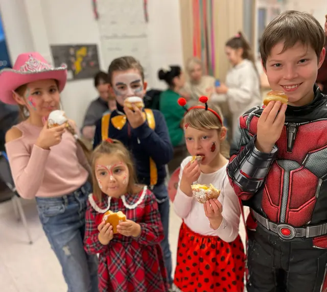 Ukrainische Kinder feierten Fasching. | Foto: SOS-Kinderdorf Burgenland