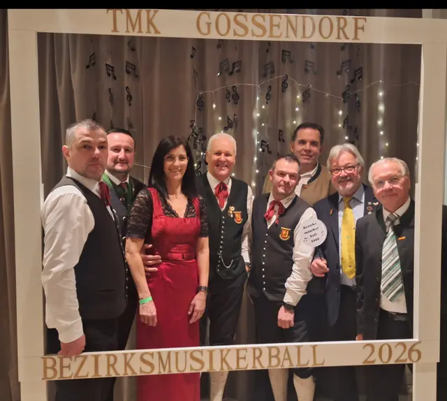 Gastgeberin des diesjährigen Bezirksmusikerballs war die Trachtenmusikkapelle Gossendorf. | Foto: TMK Gossendorf