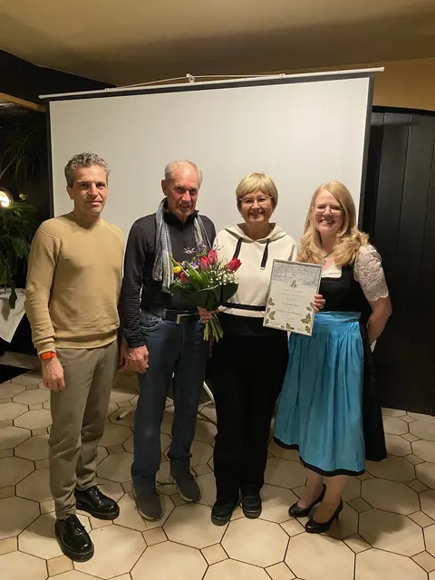 Ehrung für 30. Jahre ÖTB-MItgliedschaft | Foto: Foto Manuel Eiter