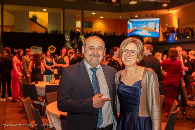 Anton Frühwirth mit Gattin Andrea. | Foto: cine-motion.at / R. Ivanek