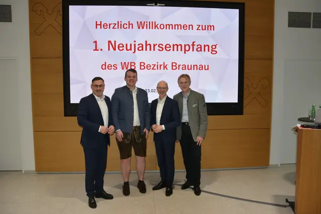 Klaus Mühlbacher, Martin Feichtinger, Uli Krämer und Josef Knauseder. | Foto: WB Bezirk Braunau