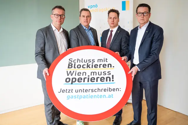 Die Volkspartei Niederösterreich startete eine landesweite Kampagne mitsamt Unterschriftenaktion.  | Foto: Volkspartei Niederösterreich
