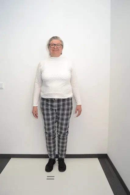 Vor der Stoffwechseltherapie – das zusätzliche Gewicht belastete vor allem den Bauchbereich.