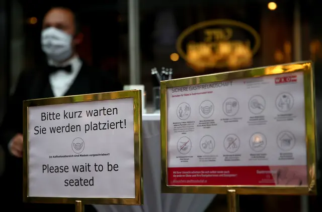 Ein Gastro-Besuch wie früher war nicht mehr möglich. | Foto: APA-Images / REUTERS / LISI NIESNER