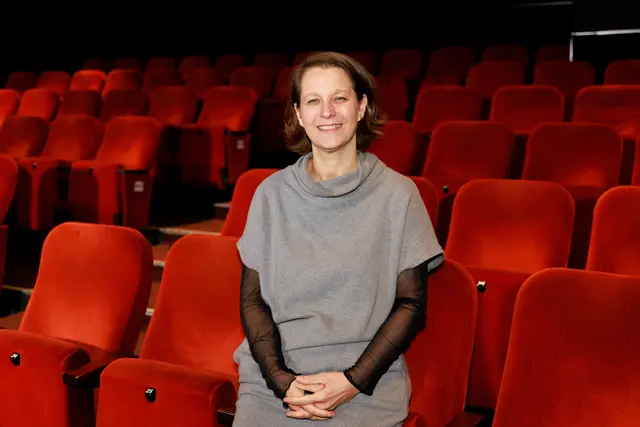 Barbara Pachl-Eberhart ist für das Gespräch nach Arnfels gekommen. | Foto: Sebastian Friedl