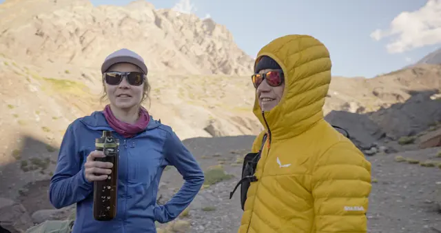 Stefanie Krenmayer schaffte es am Aconcagua auf 5.500 Meter. | Foto: Pablo Betancourt