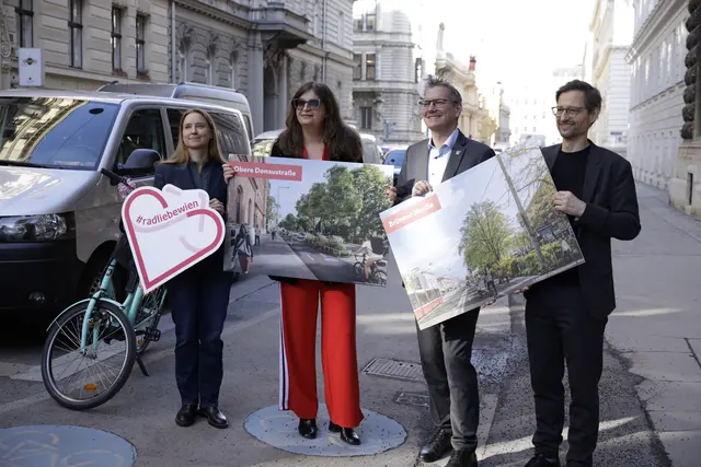 Auch 2026 gibt es trotz Sparkurs eine Radwegoffensive der Stadt Wien. Das Radwegnetz der gesamten Stadt wird mit 33 neuen Projekten und etwa 12,5 Kilometern ausgebaut. Im Fokus stehen dabei besonders Floridsdorf und Liesing.
 | Foto: Kaja Jerabek/MeinBezirk