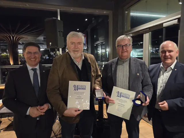 Andreas Rabl, Franz Auer, Herbert Stockinger und Thomas Dim. | Foto: FPÖ