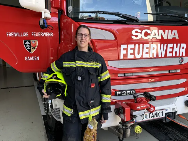 Frau Kommandantin: Denise Leitgeb ist seit 2011 bei der FF Gaaden, seit 2025 ist sie Kommandantin. | Foto: Hirss