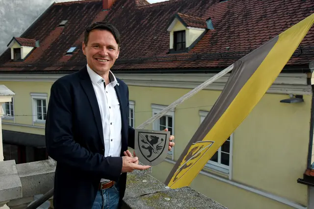 Bürgermeister Alexander Radl kündigt Großprojekt an.  | Foto: Stadtgemeinde Wolfsberg