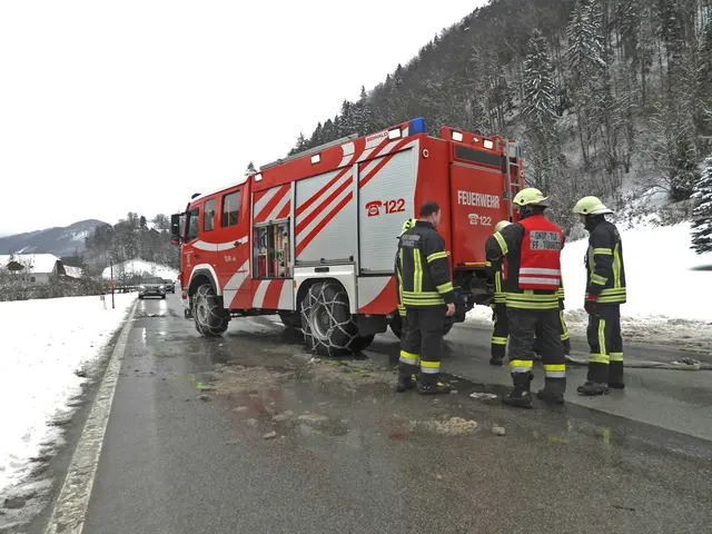 Nach rund zwei Stunden konnte der Einsatz erfolgreich beendet werden und die FF Türnitz rückte wieder einsatzbereit ins Feuerwehrhaus ein. | Foto: SB Heinz Falkensteiner (Doku Türnitz), FF Türnitz