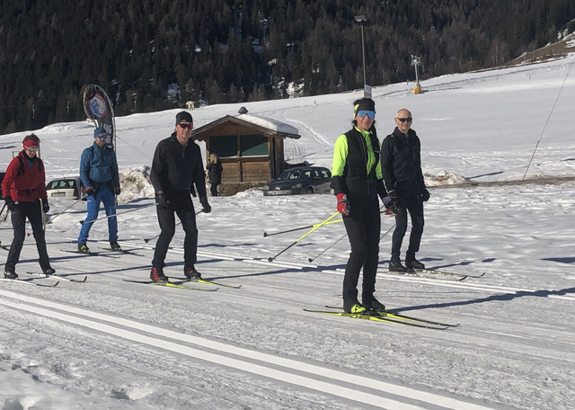 Traumwetter und beste Loipen begleiteten die Naturfreunde Ottensheim in Toblach. | Foto: Herbert Schöttl