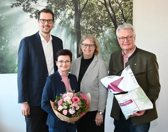 Geschäftsführer Marcus Linford, Dagmar Händler, Aufsichtsratsvorsitzende Irene Moser und Christoph Kainz (v.l.). | Foto: Pohl