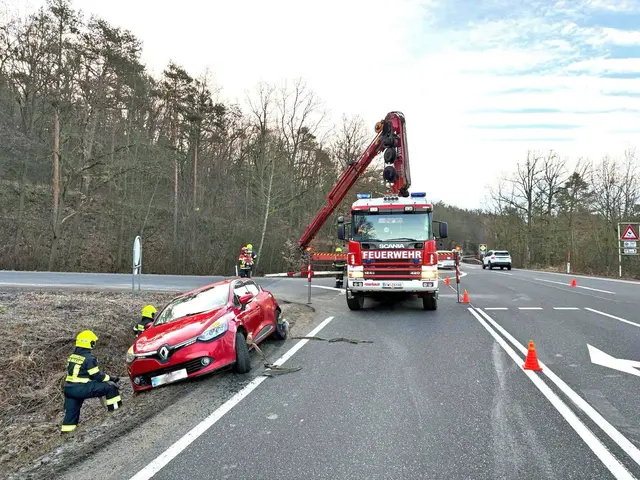 Die Freiwillige Feuerwehr rückte rasch aus, sicherte die Stelle und regelte den Verkehr. | Foto: Feuerwehr