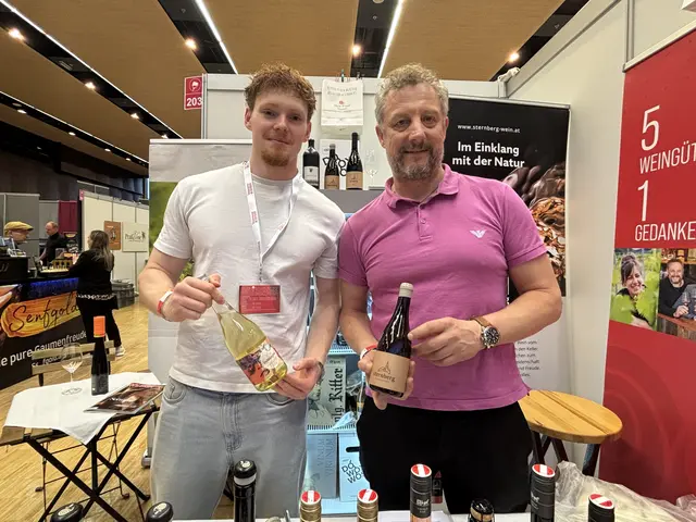 Das Kärntner Kollektiv „Slow Wine Coalition Carinthia", erstmals auf der Messe vertreten, sorgte für frische Akzente.  | Foto: Kendlbacher