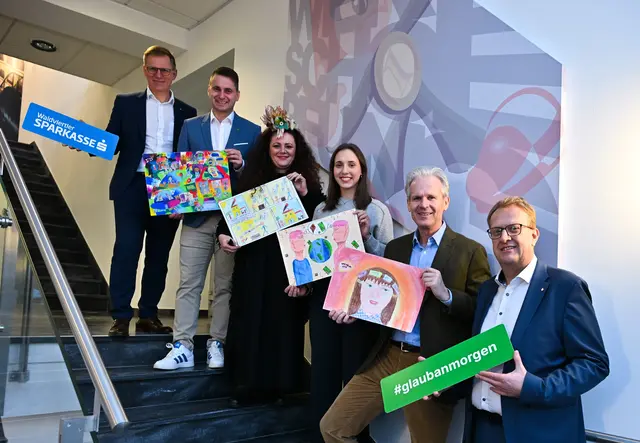 Johannes Scheidl, Lukas Brandweiner, Manuela Dumendzic, Hannah Scheidl, Karl Schwarz, Peter Hochleitner. | Foto: Waldviertler Sparkasse