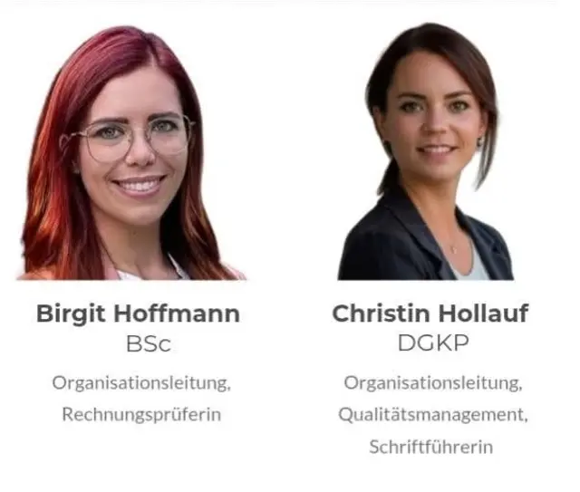 Im Bild: Birgit Hoffmann, Christin Hollauf 