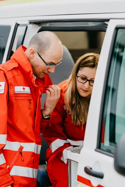 Digitalisierung im im Rettungs- und Krankentransportdienst steht bevor. | Foto: OÖRK/Schwarzmüller Andreas
