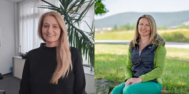 Berufsschuldirektorin Christiana Miller und GartenVerde-Geschäftsführerin Maria Gabriel-Oberngruber sprechen über den Weltfrauentag am 8. März. | Foto: BS, Carmen Weidinger