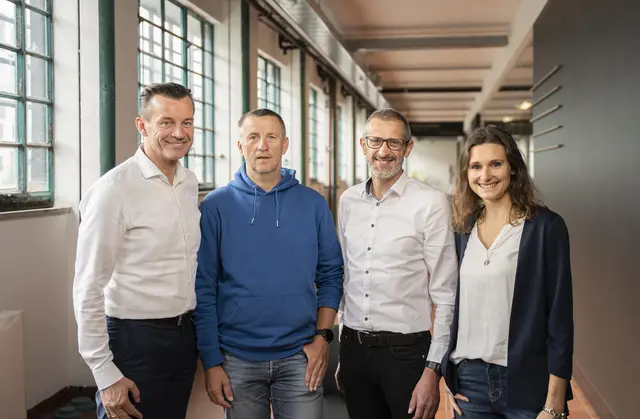 Gerhard Kürner, Andreas Stöckl, Karl Mitteregger und Nikola Helekal.  | Foto: 506ai