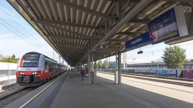 Zwischen dem Bahnhof Leopoldau und jenem in Floridsdorf kommt es zu Einschränkungen im Zugverkehr. (Archiv) | Foto: Gugerell/Wikicommons