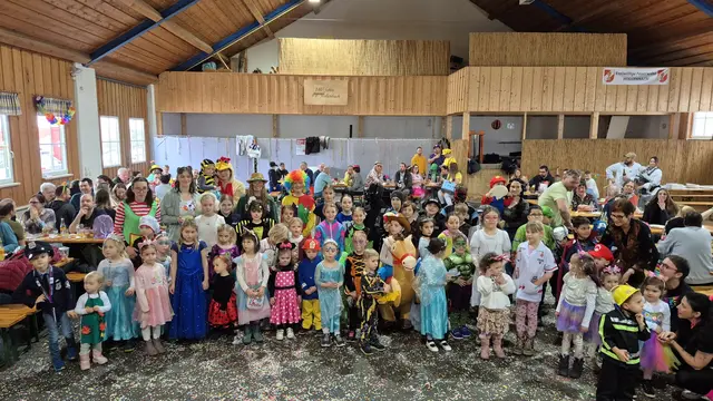 Beim Kinderfasching 2026 in Hollenbach | Foto: Dorferneuerungsverein Hollenbach