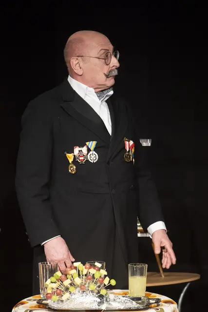 Eine überaus gelungene Premiere mit dem Theaterklassiker "Pension Schöller" feierte die MimusBühne Waldhausen am Samstag, 28. Februar, im voll besetzten Saal im Gasthaus Hader.  | Foto: Robert Zinterhof