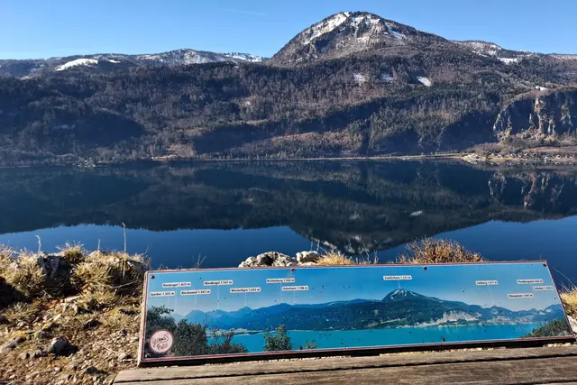 ...am GSCHMA PLATZL SCHEFFELBLICK, 
sieht man das Zwölferhorn gleich doppelt...😉